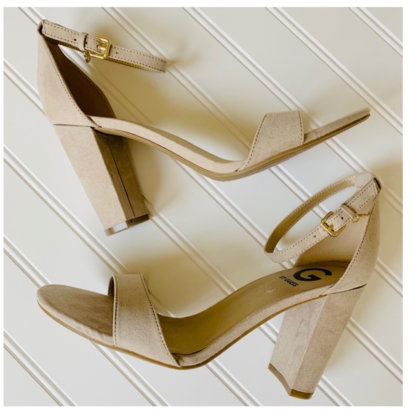guess block heels
